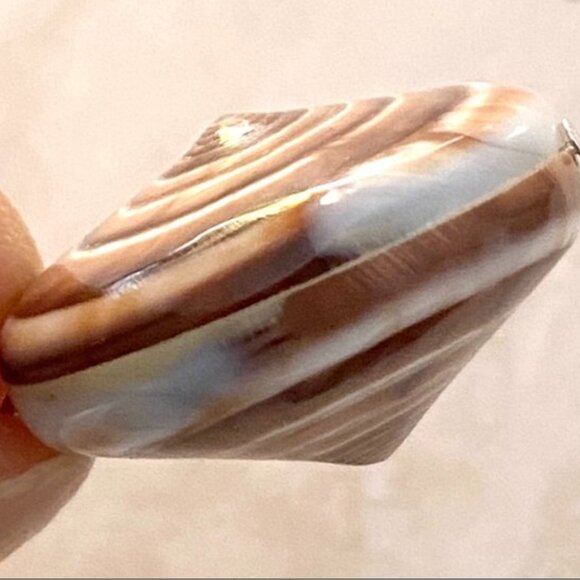 2/$20, Natural Spiral Shell Pendant Adjustable Cord Necklace - Picture 6 of 11